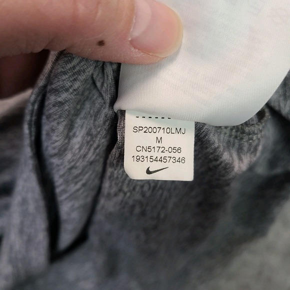 Nike Running Element Hoodie Women's M Grey Dri-Fit Thumb Holes Stretch Mock Neck - Picture 9 of 9